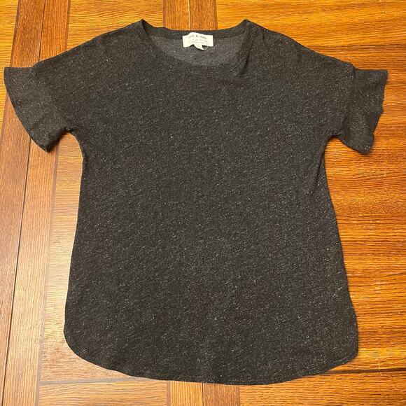 Cloth & Stone Anthropologie Black Short Sleeve Shirt Women's Small - Picture 11 of 15